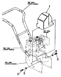 Belt Cover Diagram and Parts List for 536885030  Craftsman Snow Blower