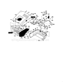 Top Cover Diagram and Parts List for 536885190  Craftsman Snow Blower