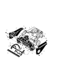 21" 3.8Hp Auger Component Diagram and Parts List for 536885201  Craftsman Snow Blower