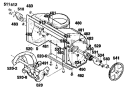 Auger Housing Assembly Diagram and Parts List for 536885210  Craftsman Snow Blower