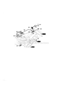 Page J Diagram and Parts List for 536885211  Craftsman Snow Blower