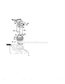 Page D Diagram and Parts List for 536885211  Craftsman Snow Blower