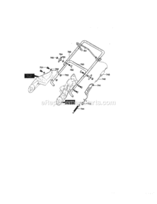 Page G Diagram and Parts List for 536885211  Craftsman Snow Blower