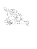 21" 5Hp Auger Diagram and Parts List for 536885213  Craftsman Snow Blower