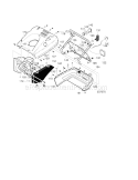 21" 5Hp Top Cover Diagram and Parts List for 536885213  Craftsman Snow Blower