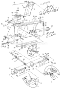 Auger Housing Assembly Diagram and Parts List for 536885410  Craftsman Snow Blower