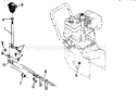 Shift Yoke Diagram and Parts List for 536885470  Craftsman Snow Blower