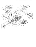 Drive Components Diagram and Parts List for 536885471  Craftsman Snow Blower