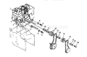 Engine Components Diagram and Parts List for 536885472  Craftsman Snow Blower