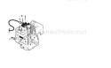 Electric Start Assembly Diagram and Parts List for 536885473  Craftsman Snow Blower