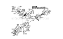 Auger Housing Assembly Diagram and Parts List for 536885473  Craftsman Snow Blower