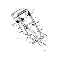 Part Location Diagram of 1101154MA Craftsman Adjustment Handle