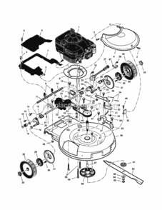Part Location Diagram of 37X117MA Craftsman Blade Belt