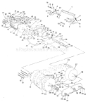 Track Assembly Diagram and Parts List for 536885900  Craftsman Snow Blower