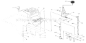 Control Panel Diagram and Parts List for 536885921  Craftsman Snow Blower