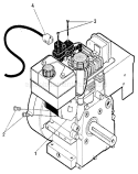 Electric Starter Diagram and Parts List for 536885921  Craftsman Snow Blower