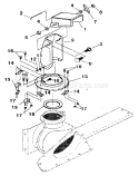 Discharge Chute Diagram and Parts List for 536885921  Craftsman Snow Blower