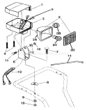 Headlight Diagram and Parts List for 536885921  Craftsman Snow Blower