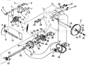 Drive Components Repair Diagram and Parts List for 536886120  Craftsman Snow Blower
