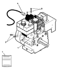 Electric Start Diagram and Parts List for 536886121  Craftsman Snow Blower