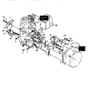 Frame Components Diagram and Parts List for 536886121  Craftsman Snow Blower