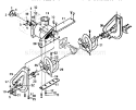 Auger Housing Diagram and Parts List for 536886121  Craftsman Snow Blower