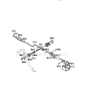 Chute Control Rod Assembl Diagram and Parts List for 536886122  Craftsman Snow Blower