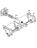 Gearcase Assembly Diagram and Parts List for 536886122  Craftsman Snow Blower