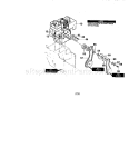Engine Diagram and Parts List for 536886141  Craftsman Snow Blower