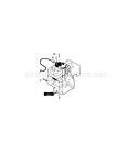 Electric Start Assembly Diagram and Parts List for 536886141  Craftsman Snow Blower