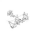 Gear Case Assembly Diagram and Parts List for 536886141  Craftsman Snow Blower