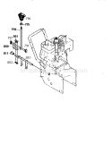 Shift Yoke Assembly Diagram and Parts List for 536886150  Craftsman Snow Blower