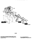 Engine Assembly Diagram and Parts List for 536886160  Craftsman Snow Blower
