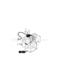 Electric Start Assembly Diagram and Parts List for 536886160  Craftsman Snow Blower