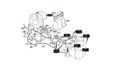 Frame Components Assembly Diagram and Parts List for 536886160  Craftsman Snow Blower
