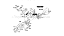 Auger Housing Assembly Diagram and Parts List for 536886160  Craftsman Snow Blower