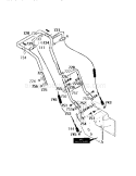 Handle Assembly Diagram and Parts List for 536886160  Craftsman Snow Blower