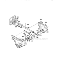 Gear Case Assembly Diagram and Parts List for 536886161  Craftsman Snow Blower