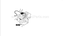 Electric Start Assembly Diagram and Parts List for 536886190  Craftsman Snow Blower