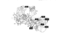Frame Assembly Diagram and Parts List for 536886190  Craftsman Snow Blower