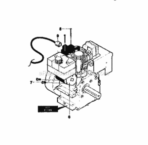 Page H Diagram and Parts List for 536886191  Craftsman Snow Blower
