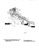Engine Assembly Diagram and Parts List for 536886220  Craftsman Snow Blower