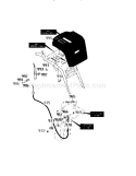 Part Location Diagram of 761129MA Murray CABLE, CHUTE CONTROL