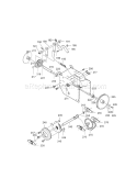 Drive Components Diagram and Parts List for 536886260  Craftsman Snow Blower