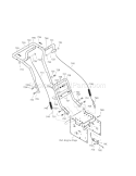 26" 9Hp Handle Diagram and Parts List for 536886261  Craftsman Snow Blower