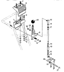 Control Panel Diagram and Parts List for 536886280  Craftsman Snow Blower