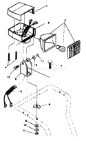Headlight Diagram and Parts List for 536886280  Craftsman Snow Blower