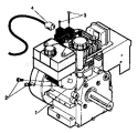 Electric Starter Diagram and Parts List for 536886280  Craftsman Snow Blower