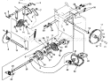 Drive Components Diagram and Parts List for 536886280  Craftsman Snow Blower