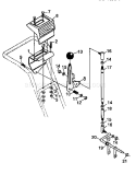 Control Panel Assembly Diagram and Parts List for 536886281  Craftsman Snow Blower